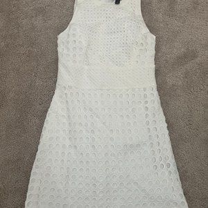 Banana Republic White Eyelet Dress